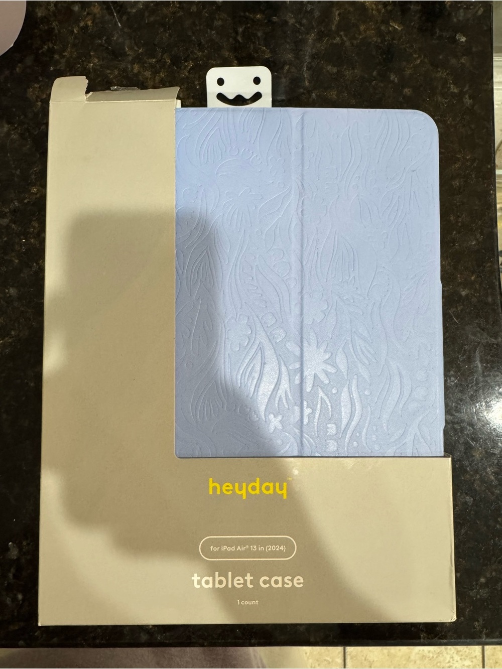 heyday Lavender Floral-Embossed Tablet Case